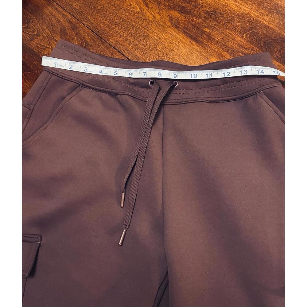 32 Degrees Heat Women's Joggers Small Burgandy Drawstring Pockets Soft Lined - Picture 6 of 6